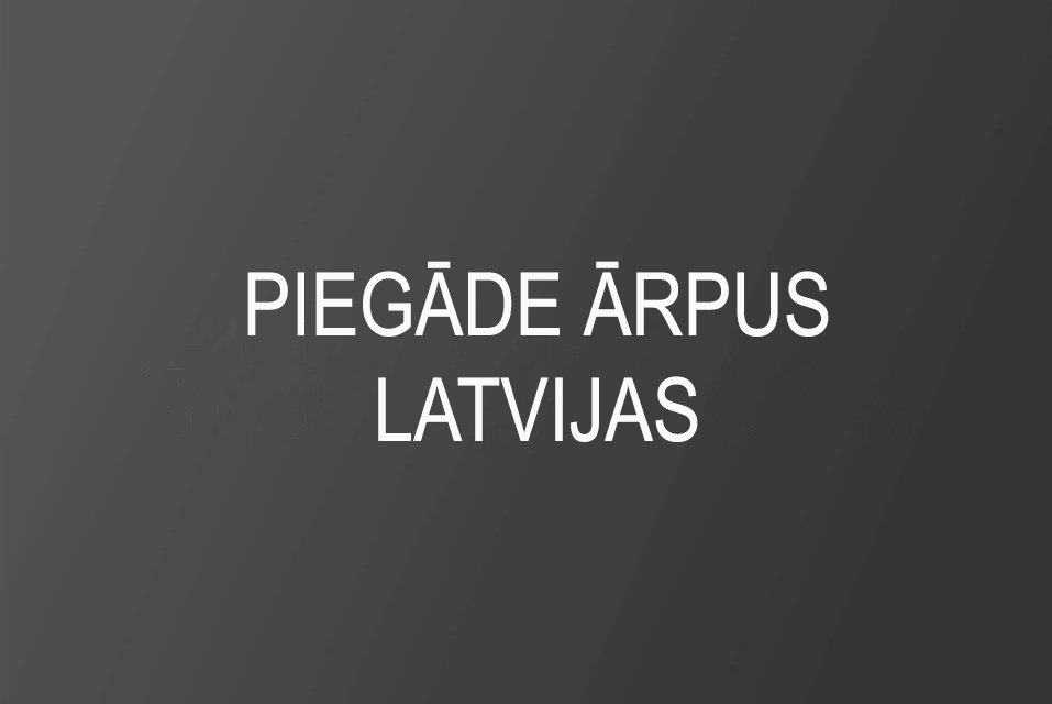 Piegāde ar VAS Latvijas Pasts starpniecību