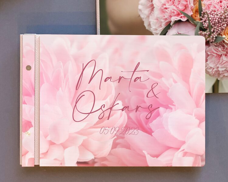 Foto albums Dizains Nr.38 ar ādas maliņu