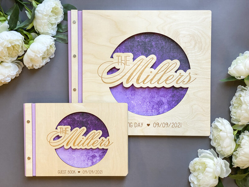 Foto albums Dizains Nr.36 ar ādas maliņu